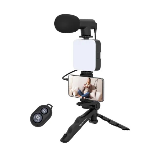 Image of Amazon Basics 6-in-1 Phone Vlogging Kit