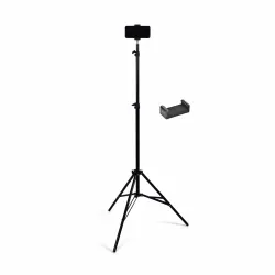 Amazon Basics 7 Feet Tripod Stand with Mobile Phone Holder, Suitable for Mobiles