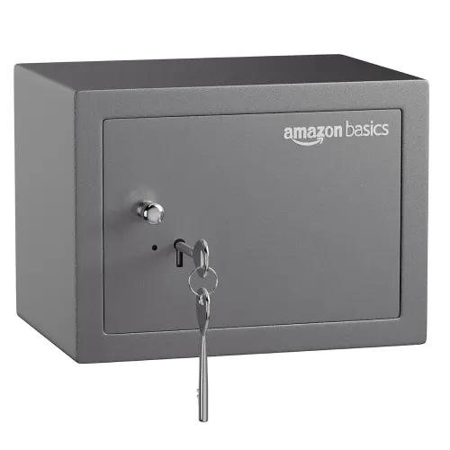 Image of Amazon Basics 8.6 Litre Heavy Duty Safe Locker1-Year Warranty 