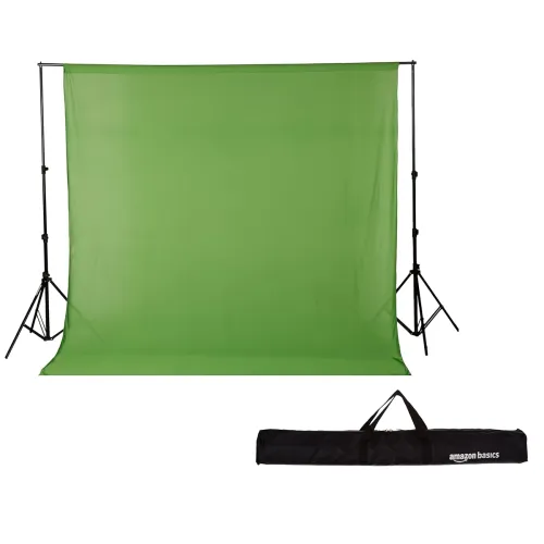 Image of Amazon Basics 9x9ft Studio Background Stand Kit