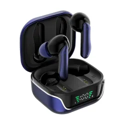 Amazon Basics AB-T01A TWS Earbuds: 50H Playtime & IPX4 (Blue)