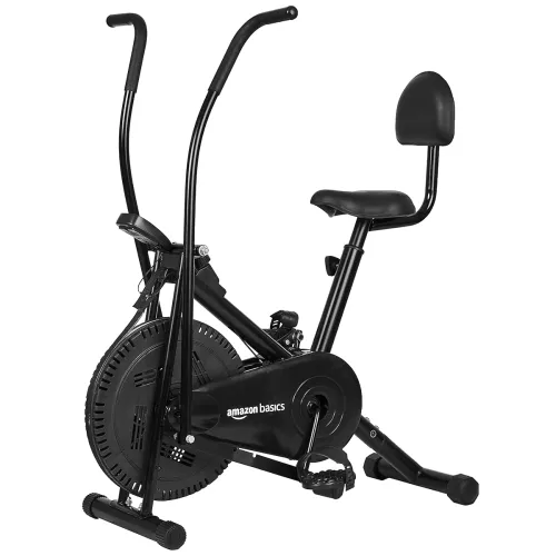 Image of Amazon Basics Air Bike Exercise Cycle – 100kg Max Weight