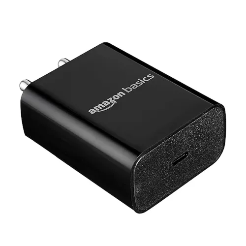 Image of Amazon Basics Compact Wall Charger, 25W