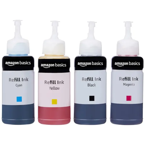 Image of amazon basics Compatible Ink Refill Kit for Epson all Printers 