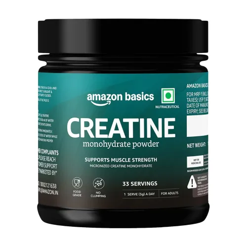 Image of Amazon Basics Creatine Monohydrate Powder | Premium Micronized Formula
