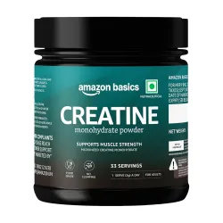 Amazon Basics Creatine Monohydrate Powder | Premium Micronized Formula