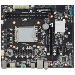 Amazon Basics Desktop Motherboard H610 | Intel LGA 1700 Socket | Supports 12th/13th/14th Gen Intel Core Series Processor