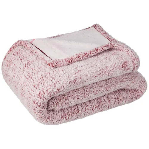 Image of amazon basics Double Bed Sherpa Blanket 