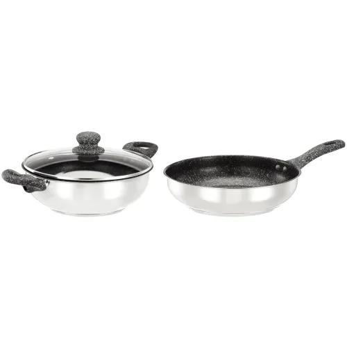 Image of Amazon Basics DuraKoat Cookware Set (2 Pc)