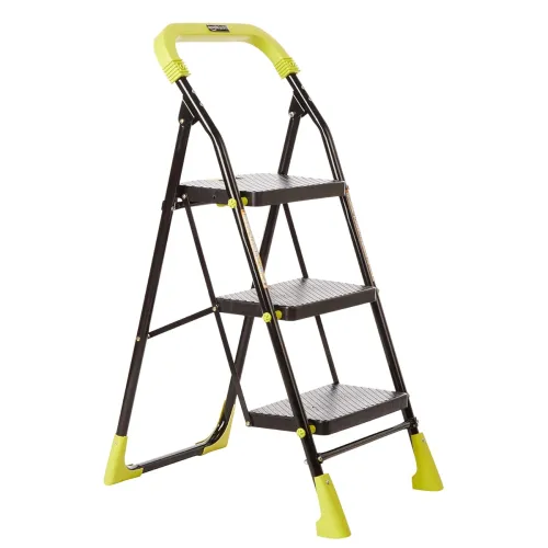 Image of Amazon Basics Dynamo Foldable Step Ladder (3 Steps, Steel)