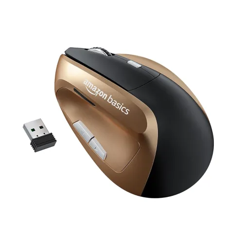 Image of amazon basics Ergonomic Mouse