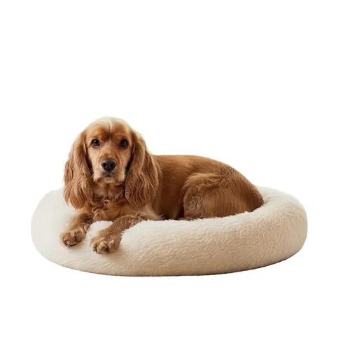Image of Amazon Basics Faux Fur Donut Pet Bed