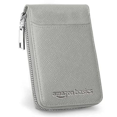 Image of amazon basics Faux Leather 9 Slots Card Holder 