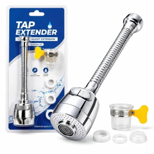 Image of Amazon Basics Flexible Tap Extension for Kitchen Sink with Universal Connector