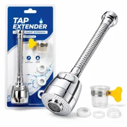 Amazon Basics Flexible Tap Extension for Kitchen Sink with Universal Connector