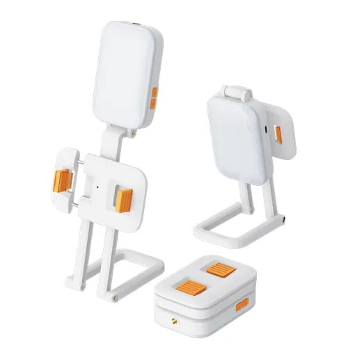 Image of Amazon Basics Foldable Table LED Video Light for Photography, Live Streaming, Makeup, Video Meetings | 