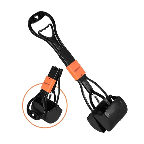 Image of Amazon Basics Folding Jaw Clamp Poop Scooper