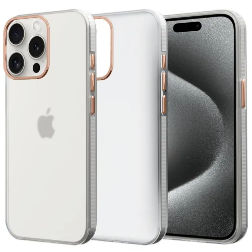 Image of amazon basics Premium Frosted Case | Sleek Translucent Matte Anti-Slip, Drop and Camera Protection |Back Case Cover for 
