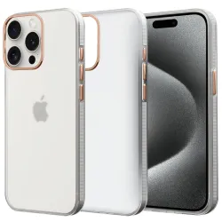 amazon basics Premium Frosted Case | Sleek Translucent Matte Anti-Slip, Drop and Camera Protection |Back Case Cover for 