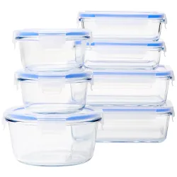 Amazon Basics Glass Food Storage Set (7-Piece)