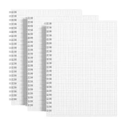 amazon basics Graph Paper Notebook 480 Pages (Set of 3)