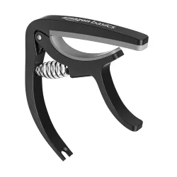 Amazon Basics Guitar Capo with Pin Remover – ABS, Buzz-Free, Fits Acoustic, Electric & Ukulele (Black)