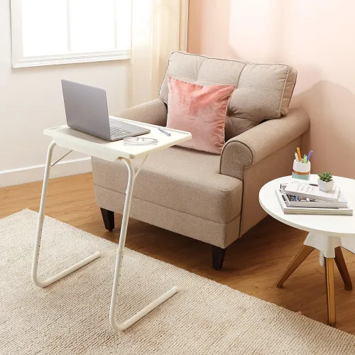 Image of Amazon Basics Height Adjustable Laptop Table