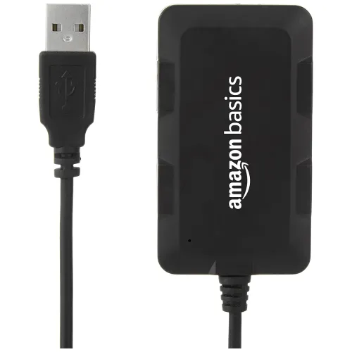 Image of Amazon Basics Hi-Speed 4 Port Ultra Slim USB 2.0 Hub 