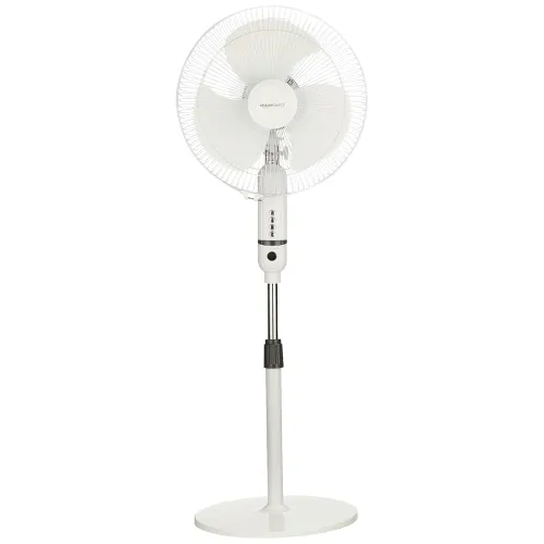 Image of amazon basics High-Speed Oscillating Pedestal Fan I 3 Adjustable Fan Speeds 