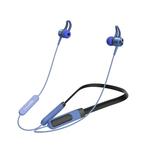 Image of amazon basics in-Ear Wireless Neckband with Mic Up to 65 Hours Play Time