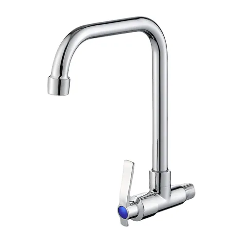 Image of Amazon Basics Beam Wall-Mount Kitchen Sink Tap