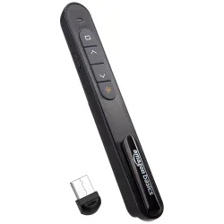 Amazon Basics Laser Pointer Up to15 m Wireless Range Wireless Presenter for Presentation