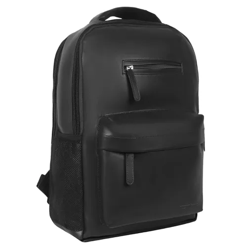 Image of Amazon Basics Leather Laptop Backpack 