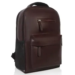 Amazon Basics Leather Laptop Backpack (15.6 Inch)