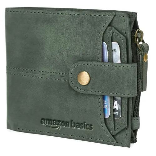 Image of amazon basics Leather Wallet 