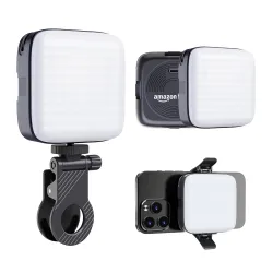 Amazon Basics LED Video Light for Photography, Live Streaming, Makeup & More