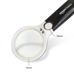 Amazon Basics Magnifying Glass with 3 Led Lights |