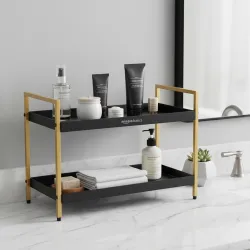 Amazon Basics 2-Tier Multipurpose Metal Countertop Organizer Rack