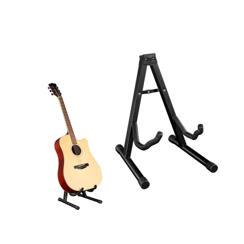 Image of amazon basics Metal Electric, Bass, Acoustic Guitar Folding Stand