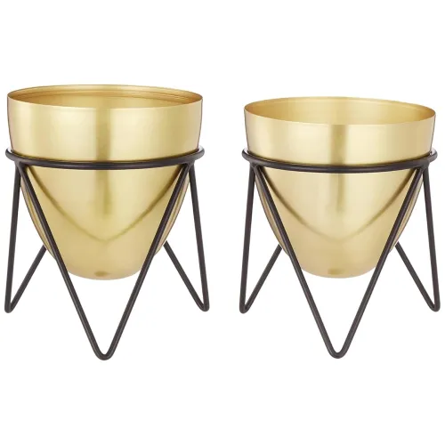 Image of amazon basics Metal Planters Set of 2