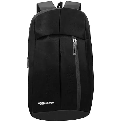 Image of amazon basics - Mini Backpack for Outdoor Use (12 l) (Black)