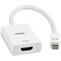 Amazon Basics Mini DisplayPort Thunderbolt to HDMI Display Adapter, 10-Pack