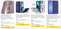 Amazon Basics Mobiles Covers Starting ₹72 