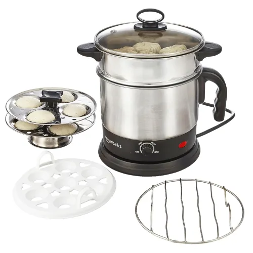Image of Amazon Basics Multi-Kettle Steamer 1.2L 