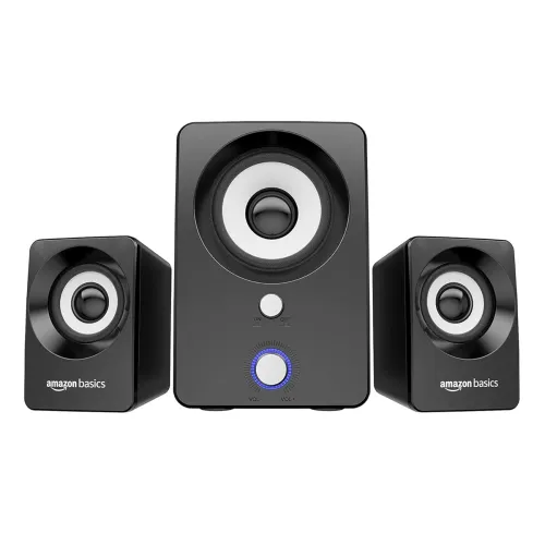 Image of amazon basics Multimedia Speaker | USB Powered | Wired Desktop Speakers 
