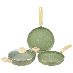 amazon basics Non Stick Cookware Set 3