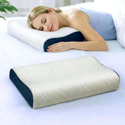 Image of Amazon Basics Contour Memory Foam Orthopedic Pillow for Cervical Pain Relief