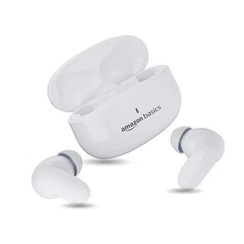 Image of Amazon Basics P80 TWS Earbuds 80H Playback
