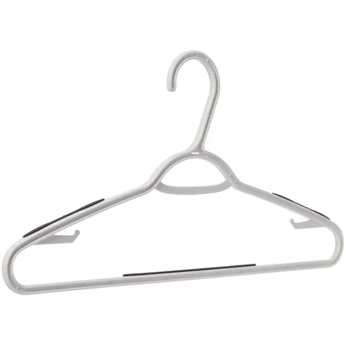 Image of amazon basics Plastic Clothes Hanger, 20 Pack