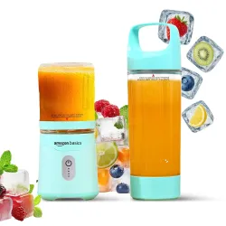 Amazon Basics Portable Blender (350/500ml, USB Rechargeable)